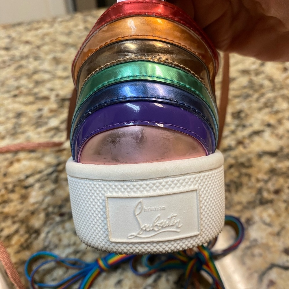 Christian Louboutin Arkenspeed Leather Sneakers